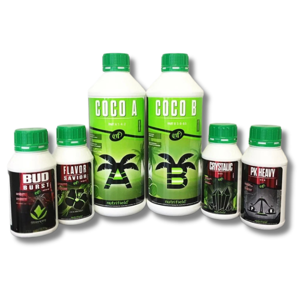 COCO Nutrient with Bloom Pack, Bud Burst & Crystalic PK - Nutrifield-Off Grid Living Supplies