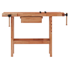 Carpentry Workbench with Drawer & 2 Vices - Hardwood-Off Grid Living Supplies Australia