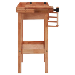 Carpentry Workbench with Drawer & 2 Vices - Hardwood-Off Grid Living Supplies Australia