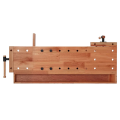 Carpentry Workbench with Drawer & 2 Vices - Hardwood-Off Grid Living Supplies Australia
