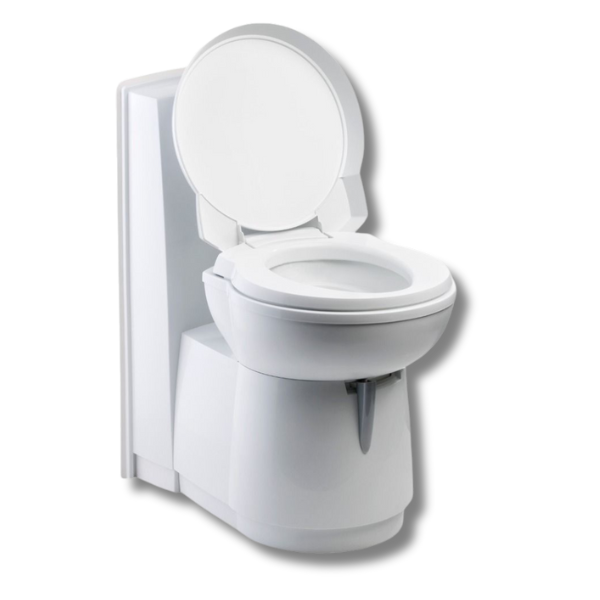 Ceramic Bowl Rotating Cassette Toilet For Caravan & RVs-Off Grid Living Supplies Australia