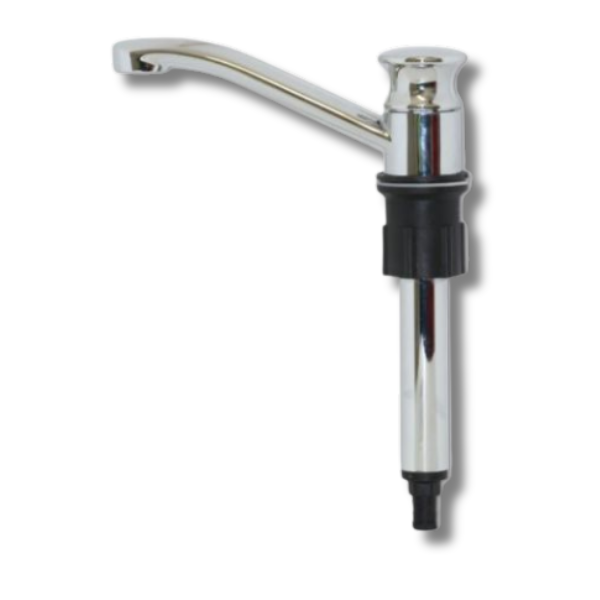 Chrome Plated Hand Pump For Caravan & RVs-Off Grid Living Supplies Australia