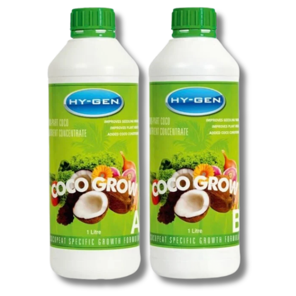 Coco Grow A&B 1L Nutrient - Hy-Gen-Off Grid Living Supplies