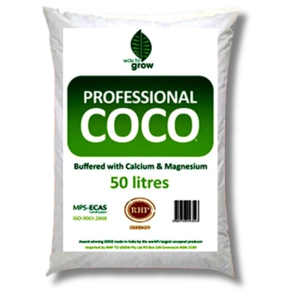 Coco Grow Medium 50L Buffered with Ca & Mg - Way to Grow-Off Grid Living Supplies