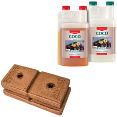 Coco Professional Cube Media with Coco A&B Nutrient - Canna-Off Grid Living Supplies