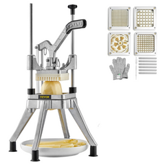 Commercial Vegetable Dicer & Potato Chopper with 4 Blades-Off Grid Living Supplies Australia