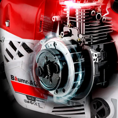 Commercial Petrol Chainsaw with 24" Bar, E-Start & Top Handle