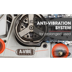 Commercial Petrol Chainsaw with 24" Bar, E-Start & Top Handle