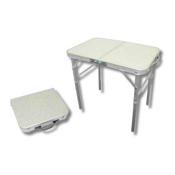 Compact Folding Side Table Aluminium Frame-Off Grid Living Supplies Australia