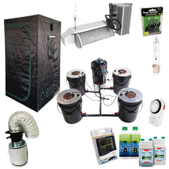 Complete Hydroponics Grow Tent with 315W CMH Light and Deep Water Culture System-Off Grid Living Supplies