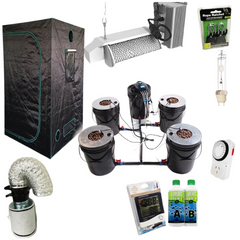 Complete Hydroponics Grow Tent with 315W CMH Light and Deep Water Culture System-Off Grid Living Supplies
