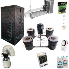 Complete Hydroponics Grow Tent with 315W CMH Light and Deep Water Culture System-Off Grid Living Supplies