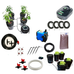Complete Hydroponics Grow Tent with 315W CMH Light and Deep Water Culture System-Off Grid Living Supplies