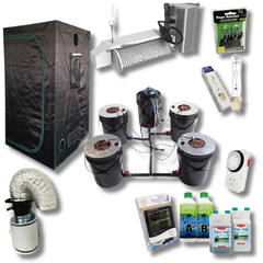 Complete Hydroponics Grow Tent with 315W CMH Light and Deep Water Culture System-Off Grid Living Supplies