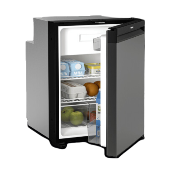 Compressor Refrigerator 75 L Dark Silver Front-Off Grid Living Supplies Australia