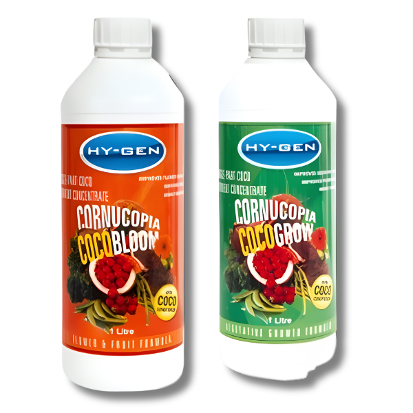 Cornucopia CocoGrow & CocoBloom Nutrients 2x1L - Hy-Gen-Off Grid Living Supplies