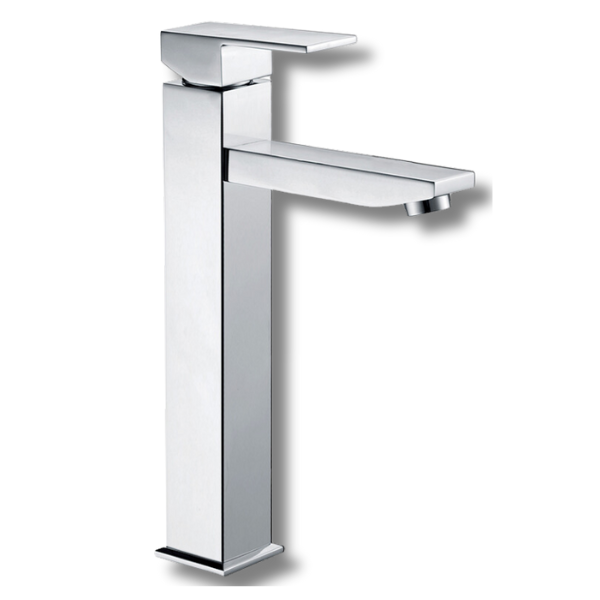 Deko Square Basin Mixer Tall Chrome For Caravan & RVs-Off Grid Living Supplies Australia