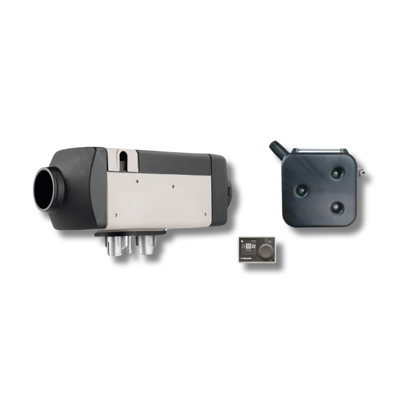 Digital Control Diesel Heater Kit & 12L Hose Coupli Fuel Tank-Off Grid Living Supplies Australia