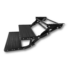 Double Bolt On Step Caravan / RV Black-Off Grid Living Supplies Australia