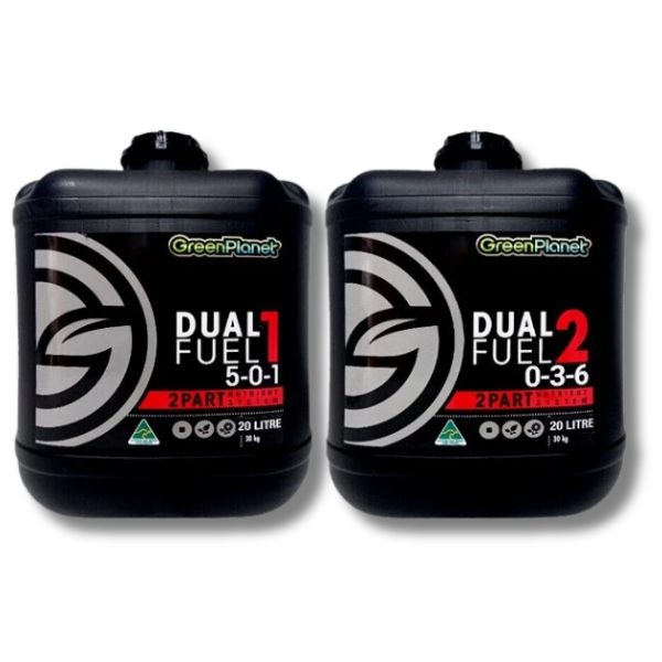 Dual Fuel Base Nutrients 2x20L - GreenPlanet-Off Grid Living Supplies
