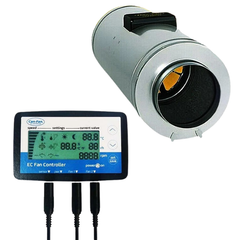 EC Fan 150 / EC Fan 200 with EC Fan Speed Controller (LCD)-Off Grid Living Supplies