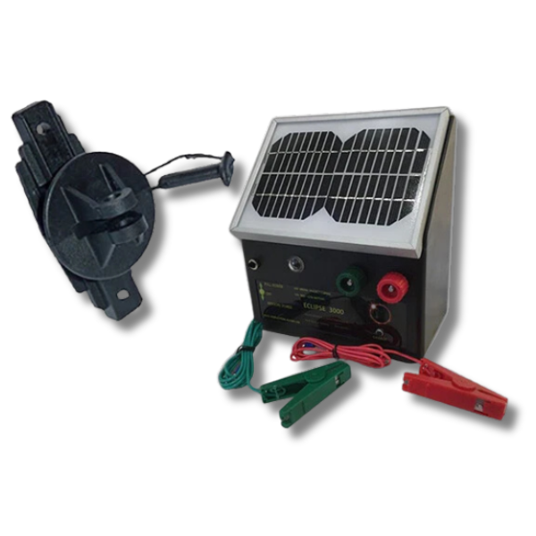 Eclipse 3000 Electric Fence Energiser for Wood Posts with Pinlocks - Thunderbird-Off Grid Living Supplies Australia