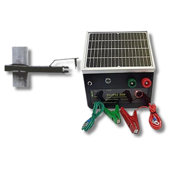 Eclipse 3000 Solar Electric Fence Energiser with Star Post Offsets - Thunderbird-Off Grid Living Supplies Australia