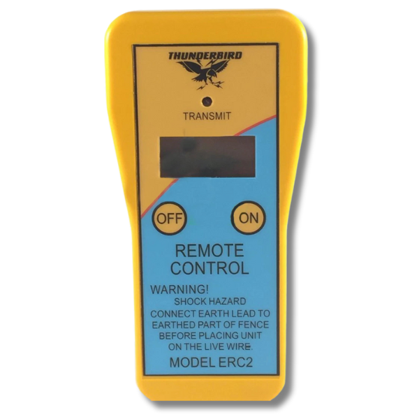 Electric Fence Energiser Remote with On / Off Control & Fence Tester - Thunderbird-Off Grid Living Supplies Australia