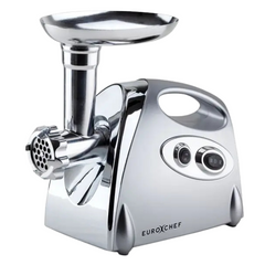 Electric Meat Grinder & Stainless Steel Mincer with Sausage Filler & Kibbe Maker - Silver-Off Grid Living Supplies Australia