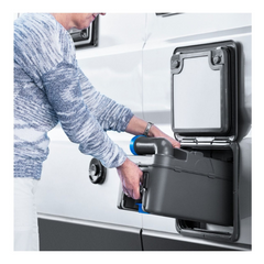 Electric Swivel Cassette Toilet For Caravan & RVs-Off Grid Living Supplies Australia