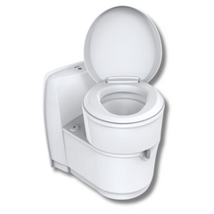 Electric Swivel Cassette Toilet For Caravan & RVs-Off Grid Living Supplies Australia