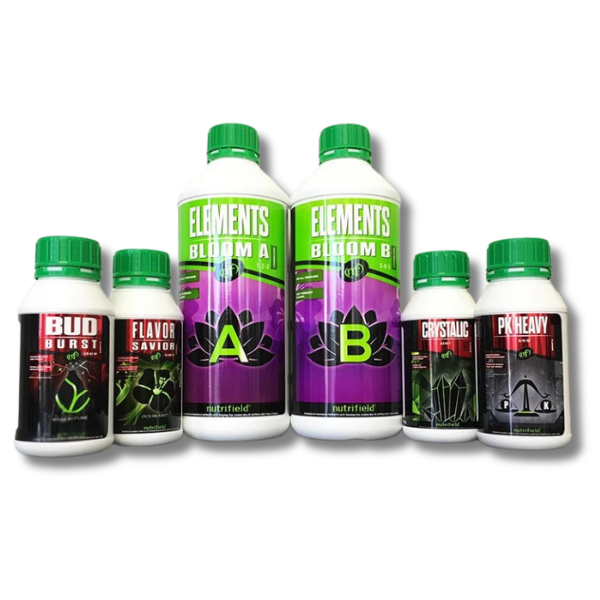 Element Bloom Nutrient with Add Bud Burst & Crystalic PK - Nutrifield-Off Grid Living Supplies