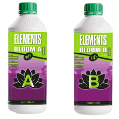 Elements Bloom A&B 2x1L Mixing Kit 21L Bucket 2L Jug - Nutrifield-Off Grid Living Supplies