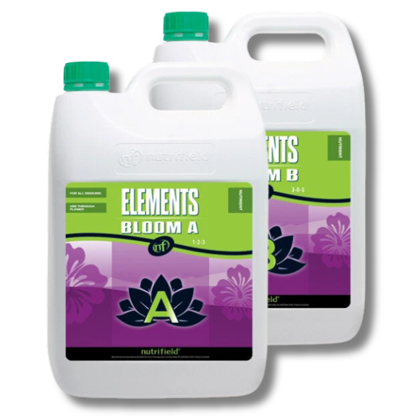 Elements Bloom A&B 2x5L Indoor Nutrient Set - Nutrifield-Off Grid Living Supplies