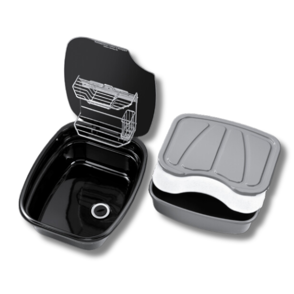 Enamelled Kitchen Centre Black For Caravan & RVs-Off Grid Living Supplies Australia