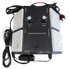 Fan Speed Controller with Day & Night Temperature Control for Hydroponics Grow Rooms-Off Grid Living Supplies