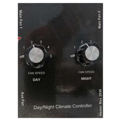 Fan Speed Controller with Day & Night Temperature Control for Hydroponics Grow Rooms-Off Grid Living Supplies