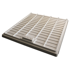 Flood Drain Tray 1010x1150x75mm ABS Hydroponic Plant Grow Bed Nursery Tray-Off Grid Living Supplies