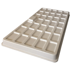 Flood Drain Tray 1170x565x85mm + 3 Trays 550x550x80mm Hydroponic Grow Bed-Off Grid Living Supplies