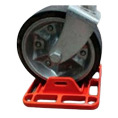 Foot Plate For Drop Down Leg Orange Pack of 4-Off Grid Living Supplies Australia