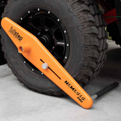 Fullstop Nemesis Pro Wheel Clamp Orange-Off Grid Living Supplies Australia