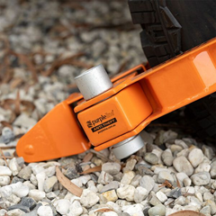 Fullstop Samurai Wheel Clamp Orange-Off Grid Living Supplies Australia