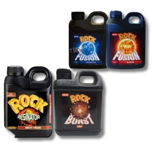 Fusion Nutrient Kit Grow Bloom Resinator Bud Burst Formula - Rock-Off Grid Living Supplies