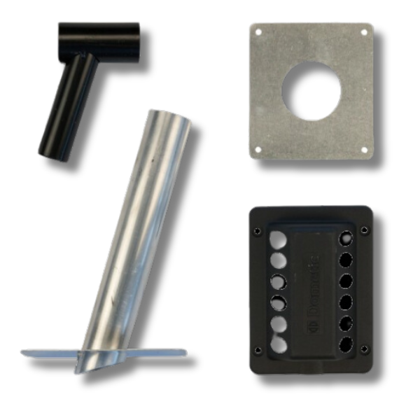 Gas Flue Kit Black For Caravan & RVs-Off Grid Living Supplies Australia