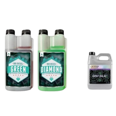 Green Diamond 1L with Gro-Silic 250ml Organic Nutrient - Sensi Pro-Off Grid Living Supplies