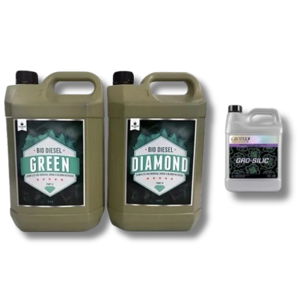 Green Diamond 5L with Silic 250ml Organic Nutrient - Sensi Pro-Off Grid Living Supplies