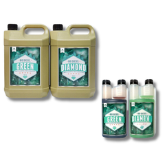 Green Diamond A&B 2x1/5L Organic Nutrient Kit - Sensi Pro-Off Grid Living Supplies