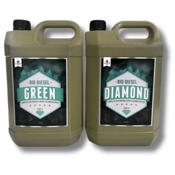 Green Diamond A&B 2x5L Organic Nutrient Kit - Sensi Pro-Off Grid Living Supplies