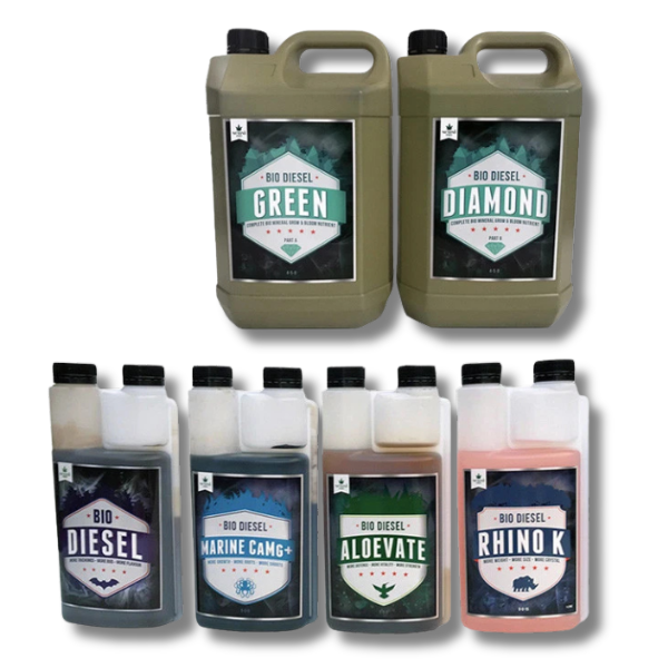 Green Diamond A&B with Aloevate and Marine and Rhino K Plant Nutrient - Sensi Pro-Off Grid Living Supplies
