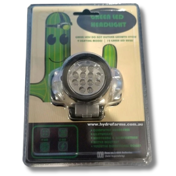 Green LED High Intensity Head Light for Bud and Resin Inspection-Off Grid Living Supplies